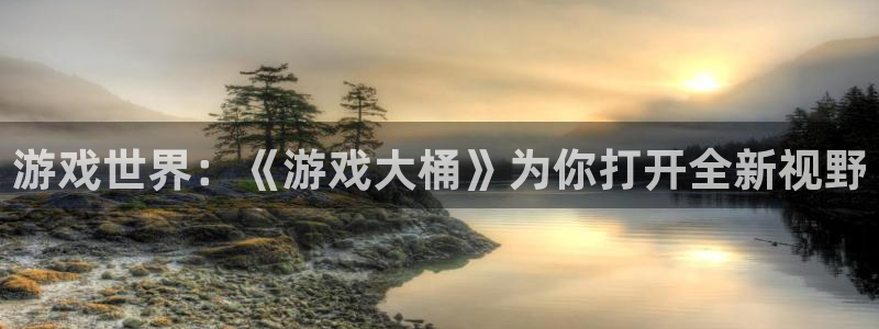 杏运体育官方网址：游戏世界：《游戏大桶》为你打开全新视野